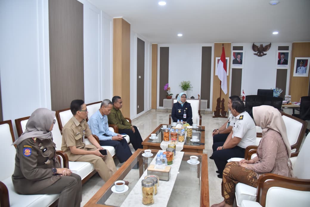 Audiensi Kepala Rutan kelas II B Kebumen  dengan Bupati