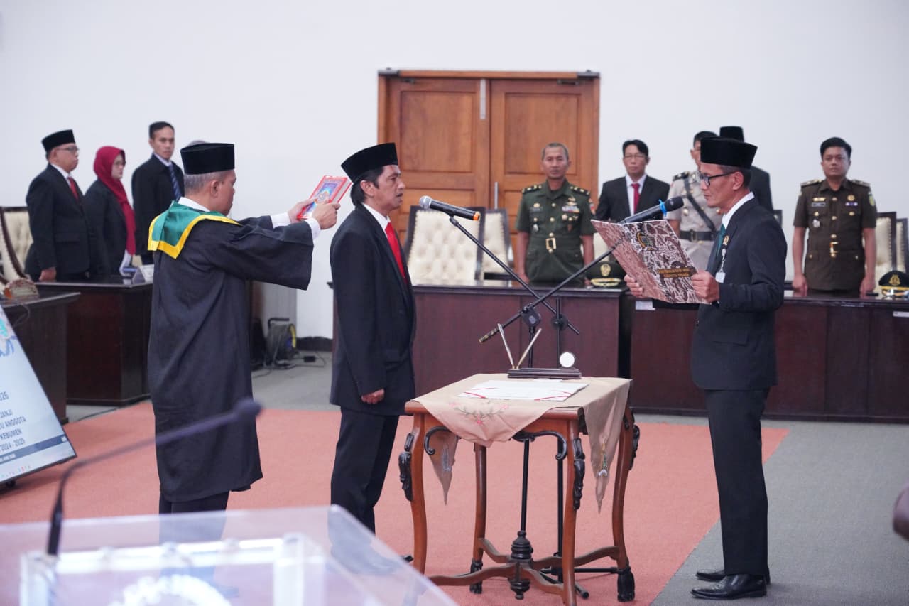 Rapat Paripurna Pengucapan Sumpah/Janji DPRD Kebumen