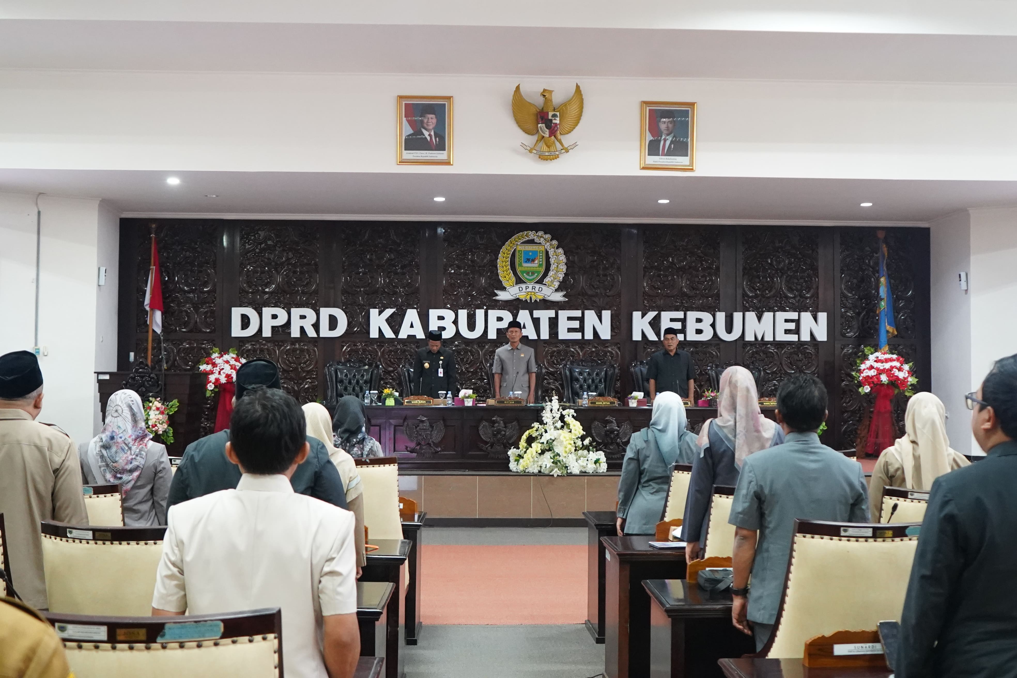 Rapat Paripurna  terhadap Raperda Kabupaten Kebumen