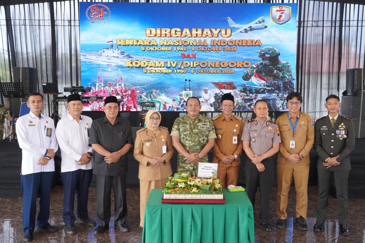 Tasyakuran HUT ke-81 TNI Tahun 2026 di Makodim 0709/Kebumen