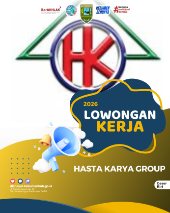 Lowongan Kerja Hasta Karya Group (Staf Pajak, Audit Internal, dan HR)