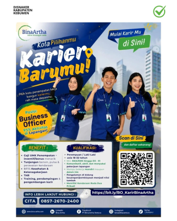 Lowongan Kerja PT Bina Artha Ventura (Business Officer)